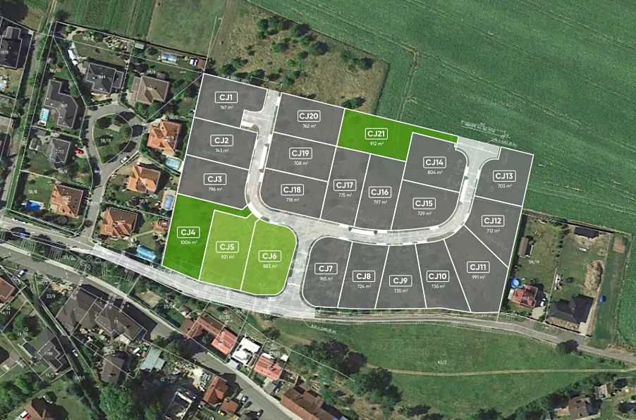Prodej stavebního pozemku 912 m²